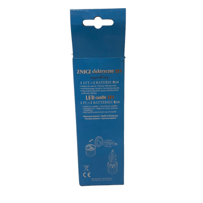 Bougie lanterne funéraire à piles - Vierge