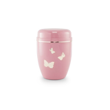 Urne funéraire acier enfant 1,5L - Motif papillons