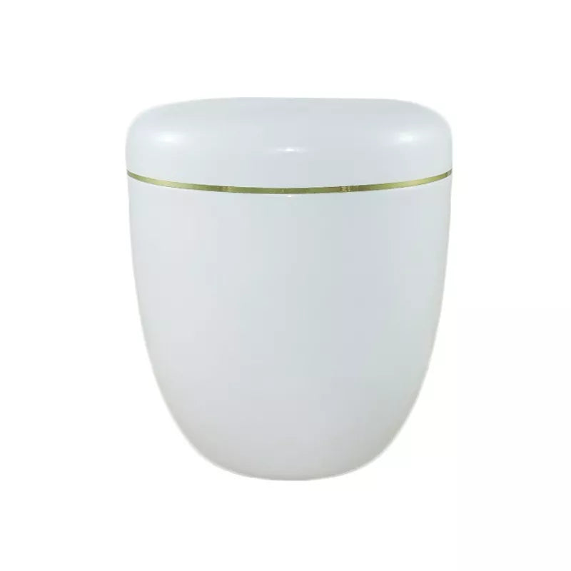 Urne funéraire aluminium Voltima avec filet doré