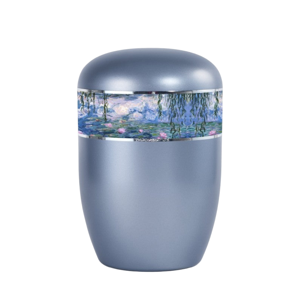Urne funéraire biodégradable frise Claude Monet