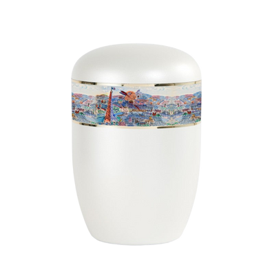 Urne funéraire biodégradable frise Raoul Dufy