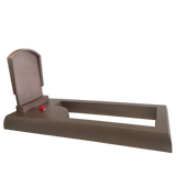 Pierre tombale en résine - Stèle voûte - Cuivre