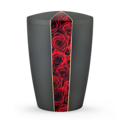 Urne funéraire biodégradable ligne de roses
