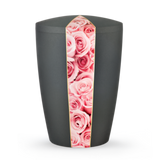 Urne funéraire biodégradable ligne de roses