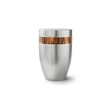 Urne funéraire Acier brossé décor bois