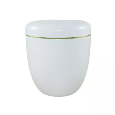 Urne funéraire aluminium Voltima avec filet doré