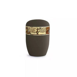 Urne funéraire biodégradable frise Gustave Klimt
