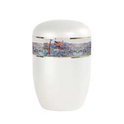 Urne funéraire biodégradable frise Raoul Dufy